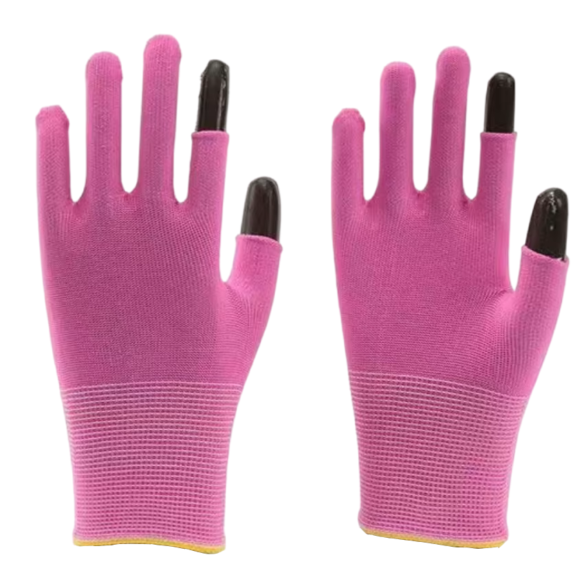 Knitted gloves